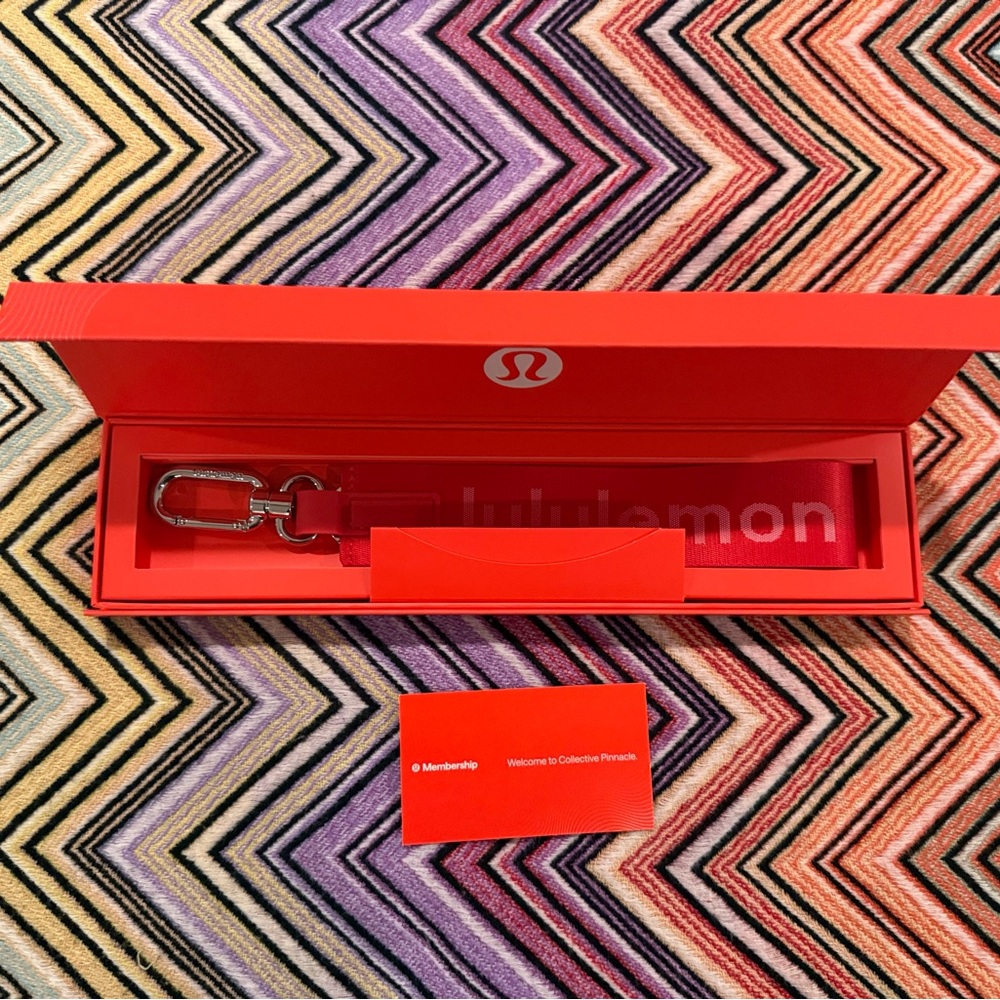 lululemon athletica Red Key Holder for Members Only
